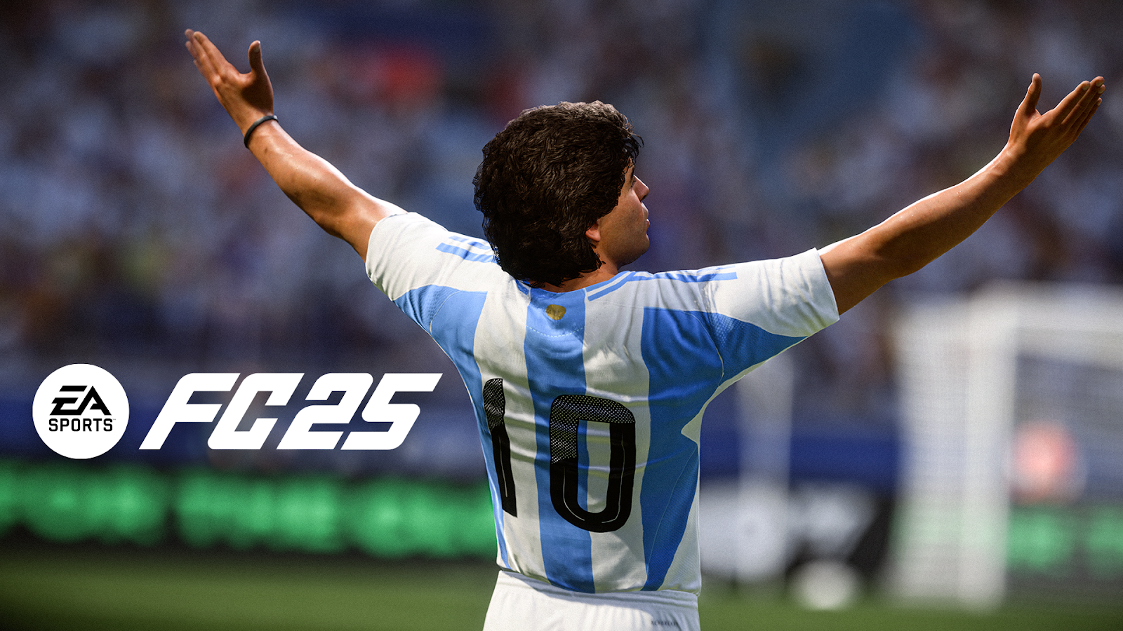 Representação de Diego Maradona no jogo EA Sports FC 25