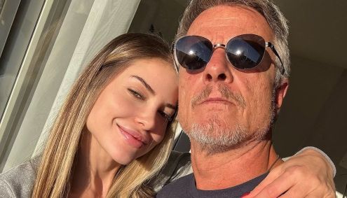 Marcello Novaes e namorada