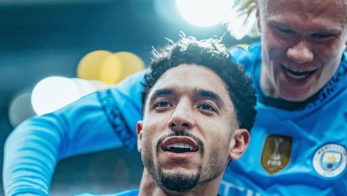 Marmoush marcou três gols na vitória por 4 a 0 do Manchester City contra o Newcastle