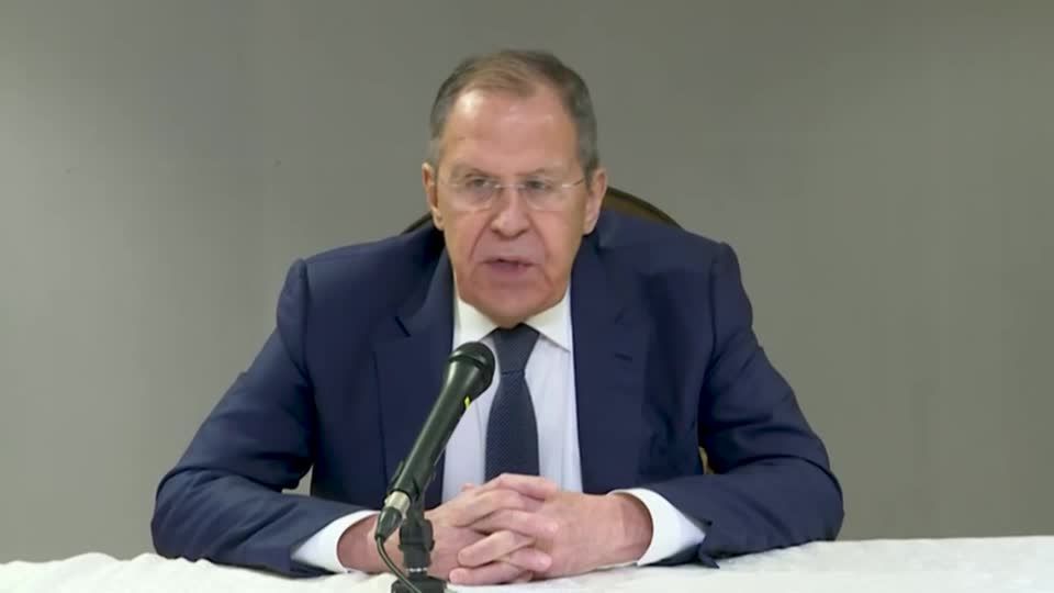 Ministro das Relações Exteriores da Rússia, Sergey Lavrov.