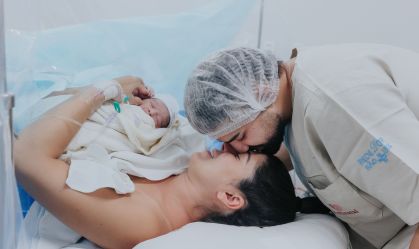O segundo filho do cantor Dilsinho, 32, com Beatriz Ferraz, nasceu na noite deste domingo (3)