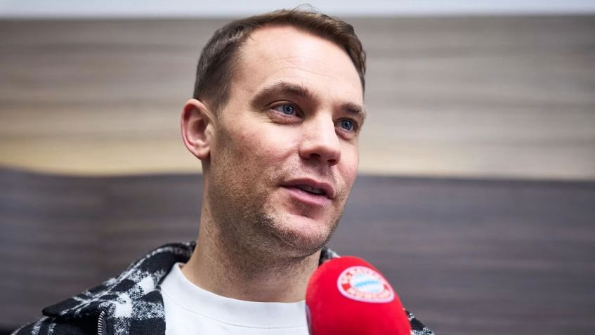 Manuel Neuer em entrevista à TV do Bayern • Foto: Divulgação/ Bayern