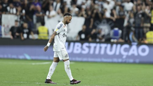 Neymar é substituído sob vaias na Neo Química Arena