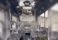 Queda de avião em SP: veja como ficou ônibus atingido