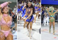 Paolla Oliveira, Gabz e mais famosas brilham em ensaios na Sapucaí