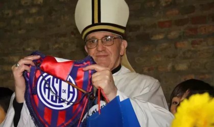 Papa Francisco, torcedor fanático do San Lorenzo, foi um amante do futebol