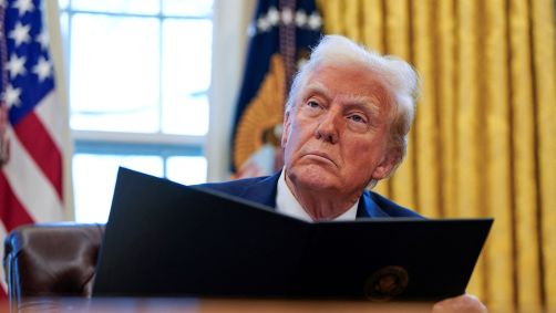 Donald Trump em Washington.