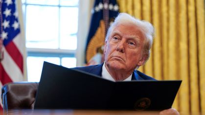 Donald Trump em Washington.