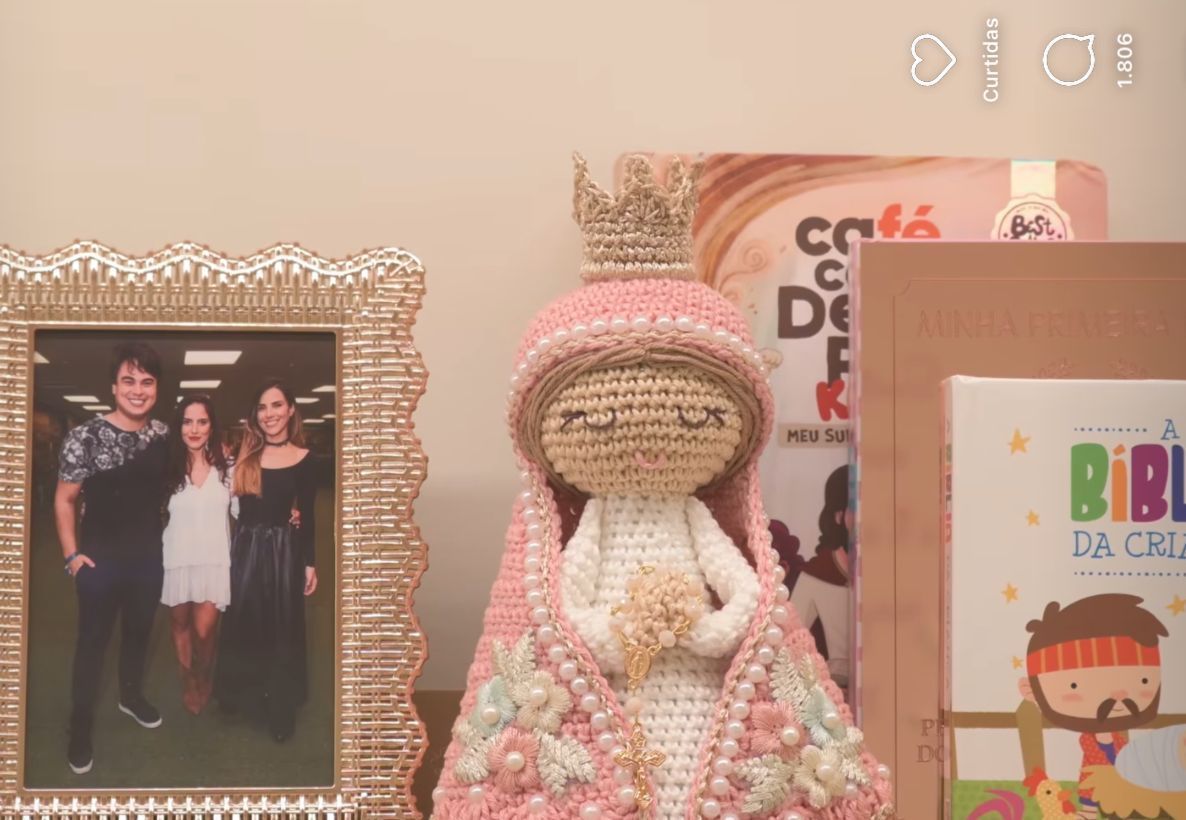 Graciele mostra detalhes do quarto de Clara, sua primeira filha • Instagram/Graciele Lacerda