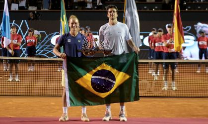 Rafa Matos e Marcelo Melo são campeões nas duplas no Rio Open