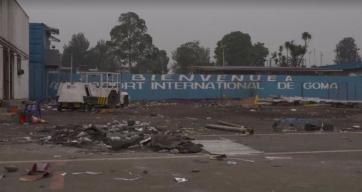 Vídeo mostra situação do aeroporto de Goma; M23 avança no país