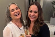 Regina Duarte comemora aniversário de 78 anos com a filha, Gabriela Duarte