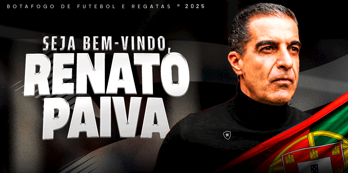 Renato Paiva tem contrato com o Botafogo até dezembro de 2026