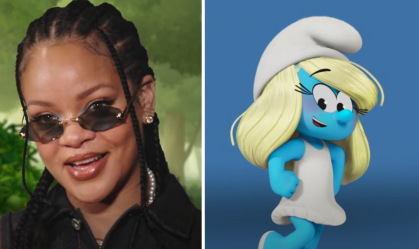 rihanna smurfs