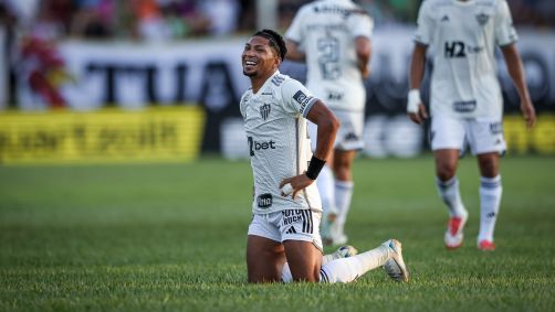 Rony em Tocantinópolis 0 x 2 Atlético-MG; atacante foi titular e participou dos dois gols