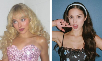 Sabrina Carpenter e Olivia Rodrigo? Web reage a abraço no Grammy 2025