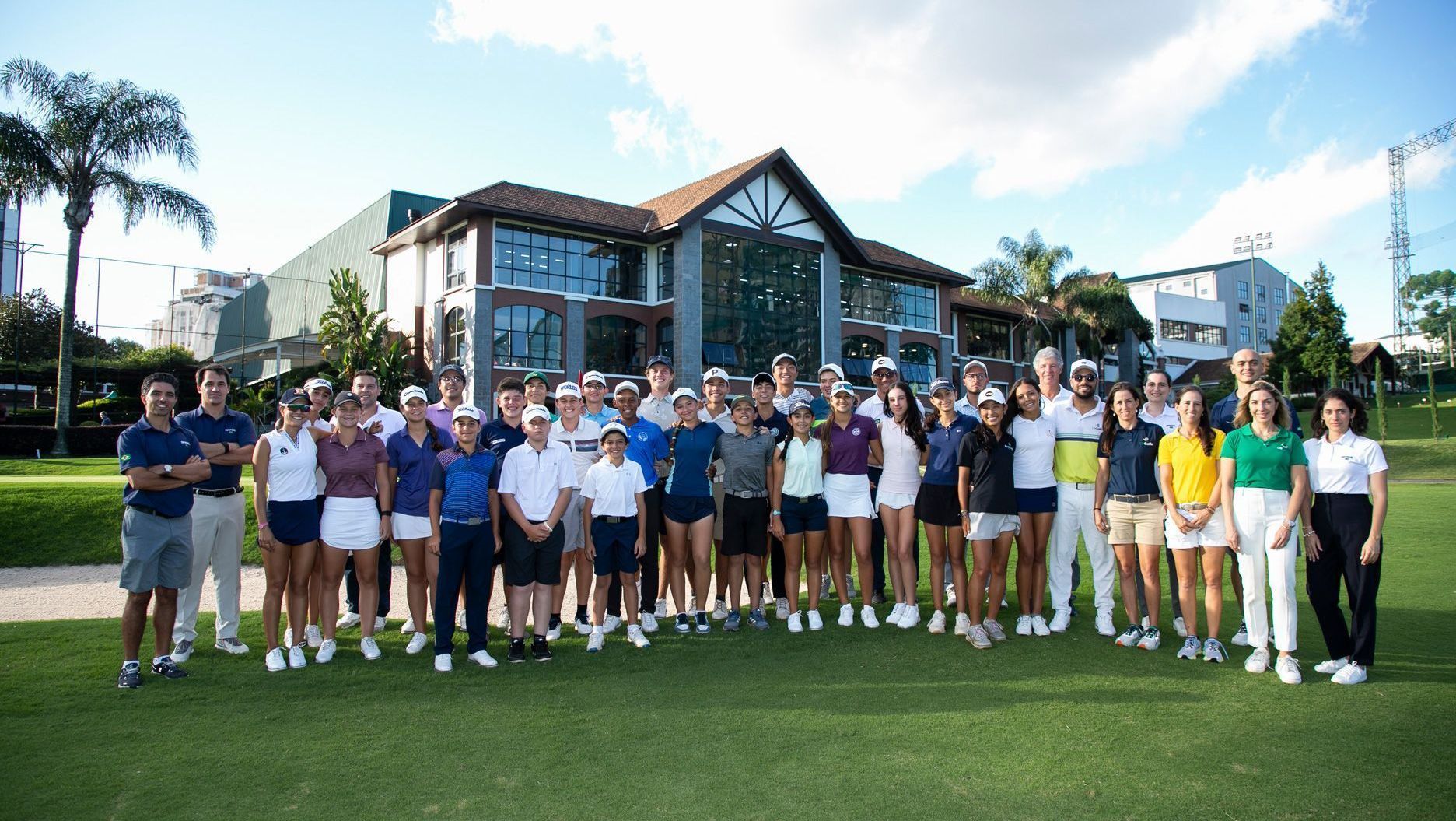 Atletas da Seleção Brasileira de Golfe