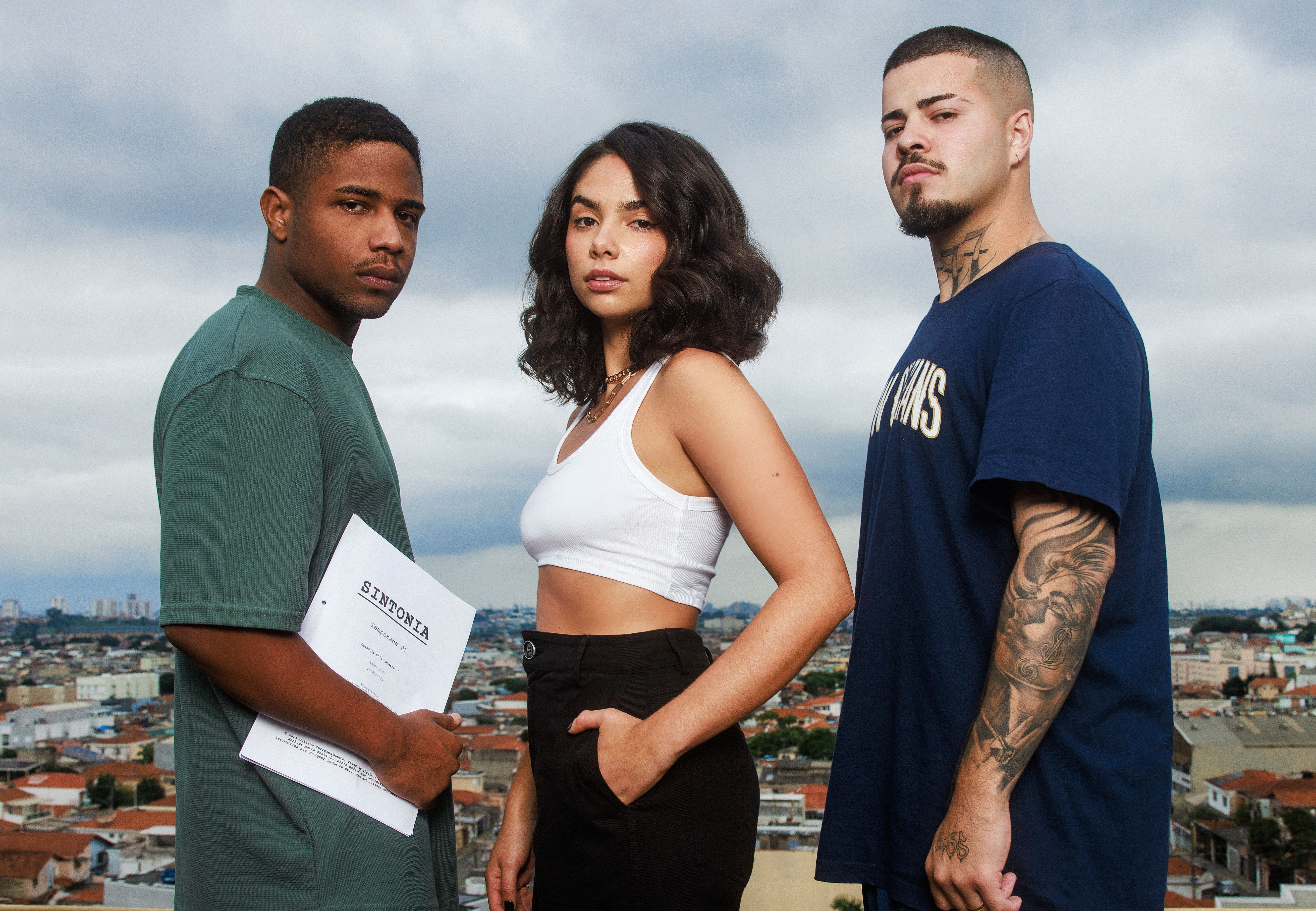 Jottapê foi protagonista de "Sintonia" ao lado de Christian Malheiros e Bruna Mascarenhas • Divulgação/Cr. Vans Bumbeers/Netflix