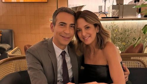 Ticiane Pinheiro e Cesar Tralli oficializaram a união em 2017