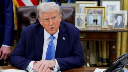 Donald Trump em Washington.