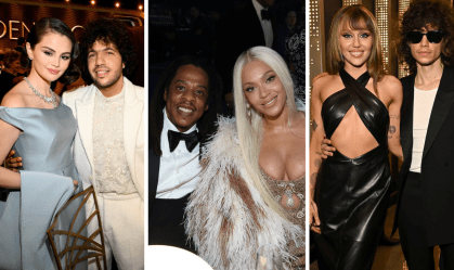 Valentine's Day: Grammy e Globo de Ouro mostram famosos em clima de romance