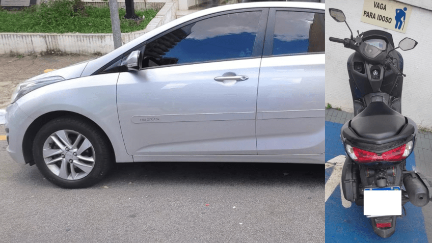 Os veículos foram apreendidos e passarão por perícia • Reprodução