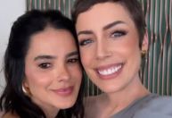 Vera Viel e Fabiana Justus se encontram após vencerem o câncer
