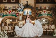 Vestido de noiva inspirado na Branca de Neve entra em coleção da Disney