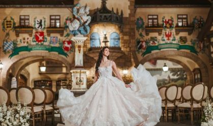 Branca de Neve é inspiração para novo vestido de noiva da Disney