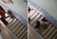 Idosa de 70 anos é empurrada escada abaixo após discussão com síndica no RJ
