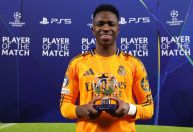 Provocado pelo Manchester City, Vinicius Jr vence prêmio de melhor do jogo