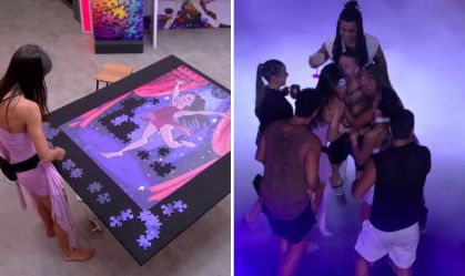 Vitória Strada passou três horas para montar quebra-cabeça após ser barrada em festa
