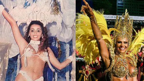 Atualmente, Viviane é rainha de bateria das escolas de samba Mancha Verde e Acadêmicos do Salgueiro