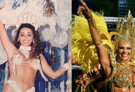 Viviane Araújo relembra seu primeiro Carnaval, há 30 anos; veja fotos