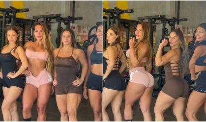 Viviane Araújo posa com suposta namorada de Belo; veja