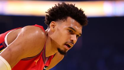 Wembanyama durante o All-Star Game da NBA