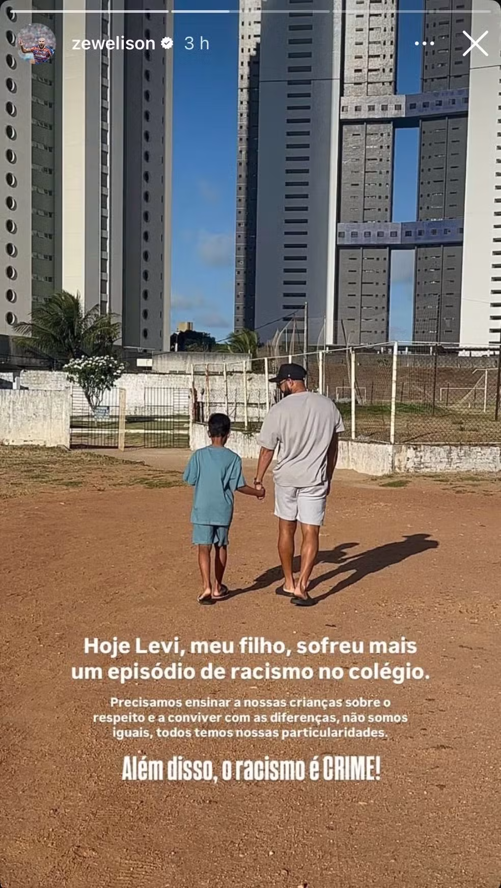Zé Welison denunciou caso de racismo nas redes sociais • Reprodução/Instagram