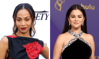 Zoe Saldaña e Selena Gomez