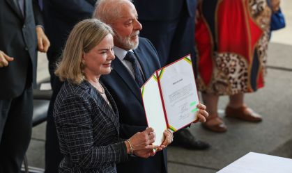 Lula e Gleisi Hoffmann