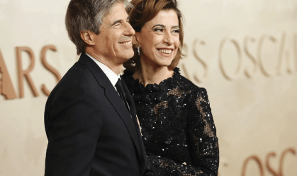 Fernanda Torres posou ao lado Walter Salles