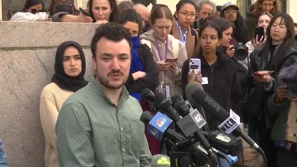 U.S. immigration agents arrest Palestinian student protester at Columbia University in Trump crackdown