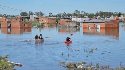 Inundações em Bahia Blanca, na Argentina