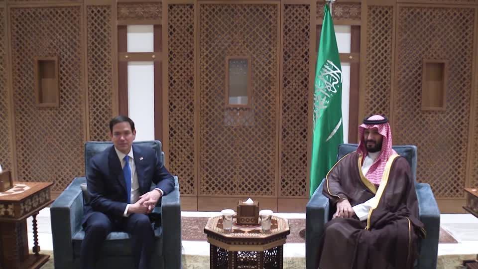 Secretary of State Rubio meets Saudi Crown Prince ahead of talks with Ukraine