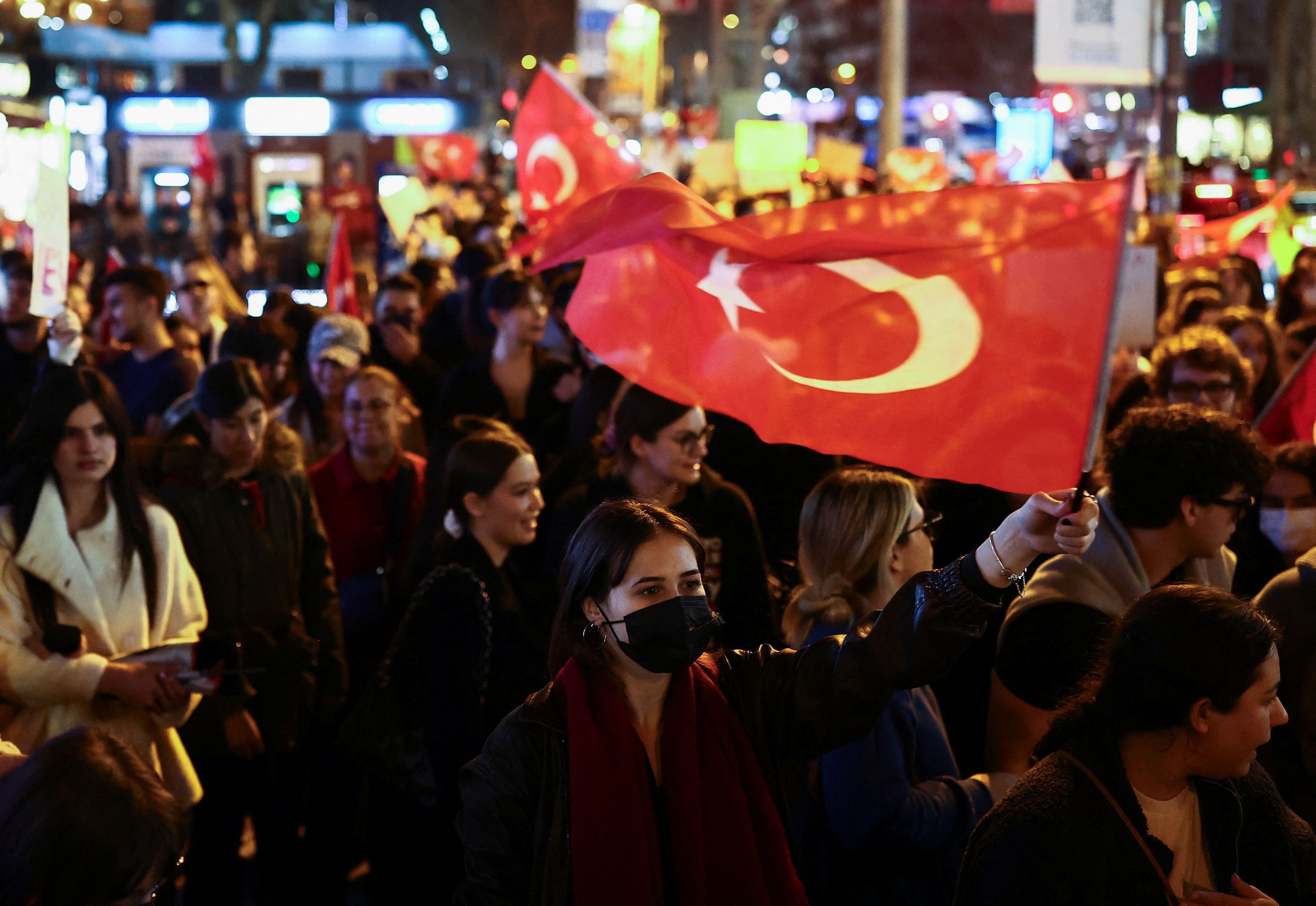 Protesto em Istambul