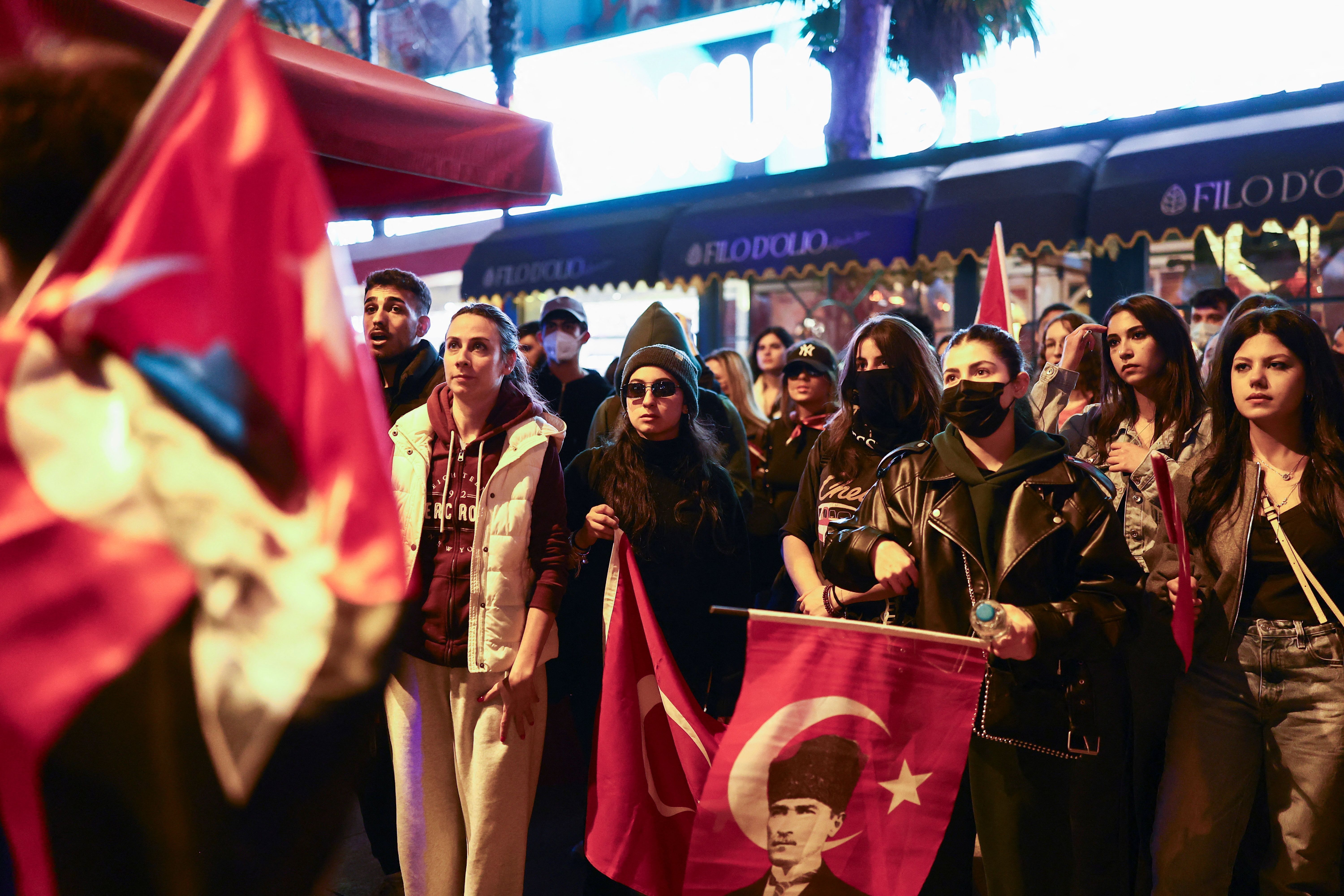 Protesto em Istambul