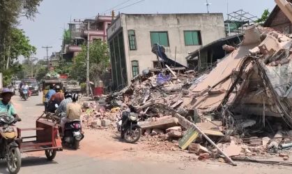 Sobrevivente do terremoto em Mianmar pede que autoridades ajudem mais