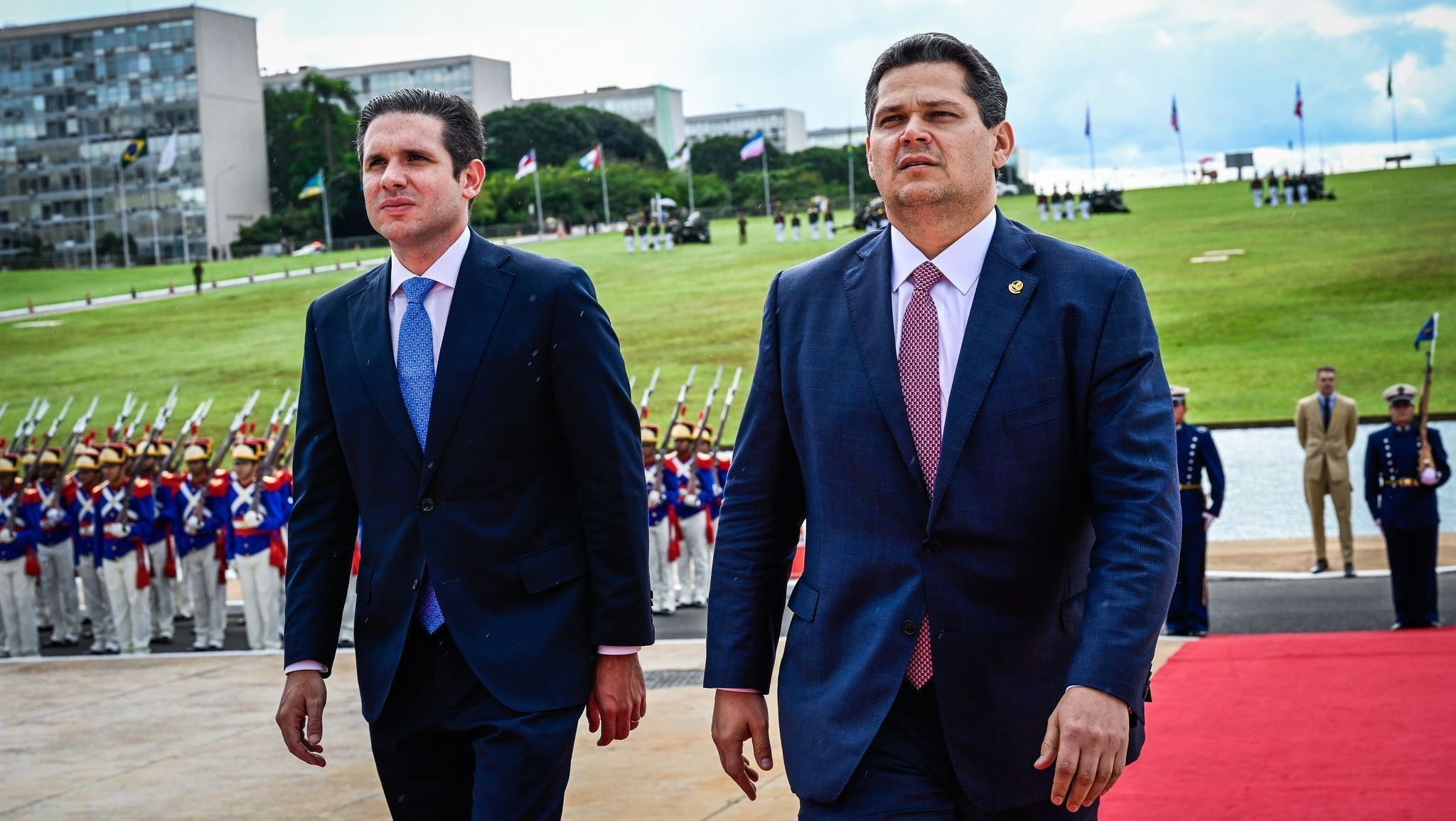 Brasilia, 03 de Fevereiro de 2025: Presidente do Senado e do Congresso Federal, Davi Alcolumbre, participou da abertura do Ano Legislativo ao lado do Presidente da Camara, Hugo Motta, do Presidente do STF, Luis Roberto Barroso, representantes do poder Executivo e Congressistas.