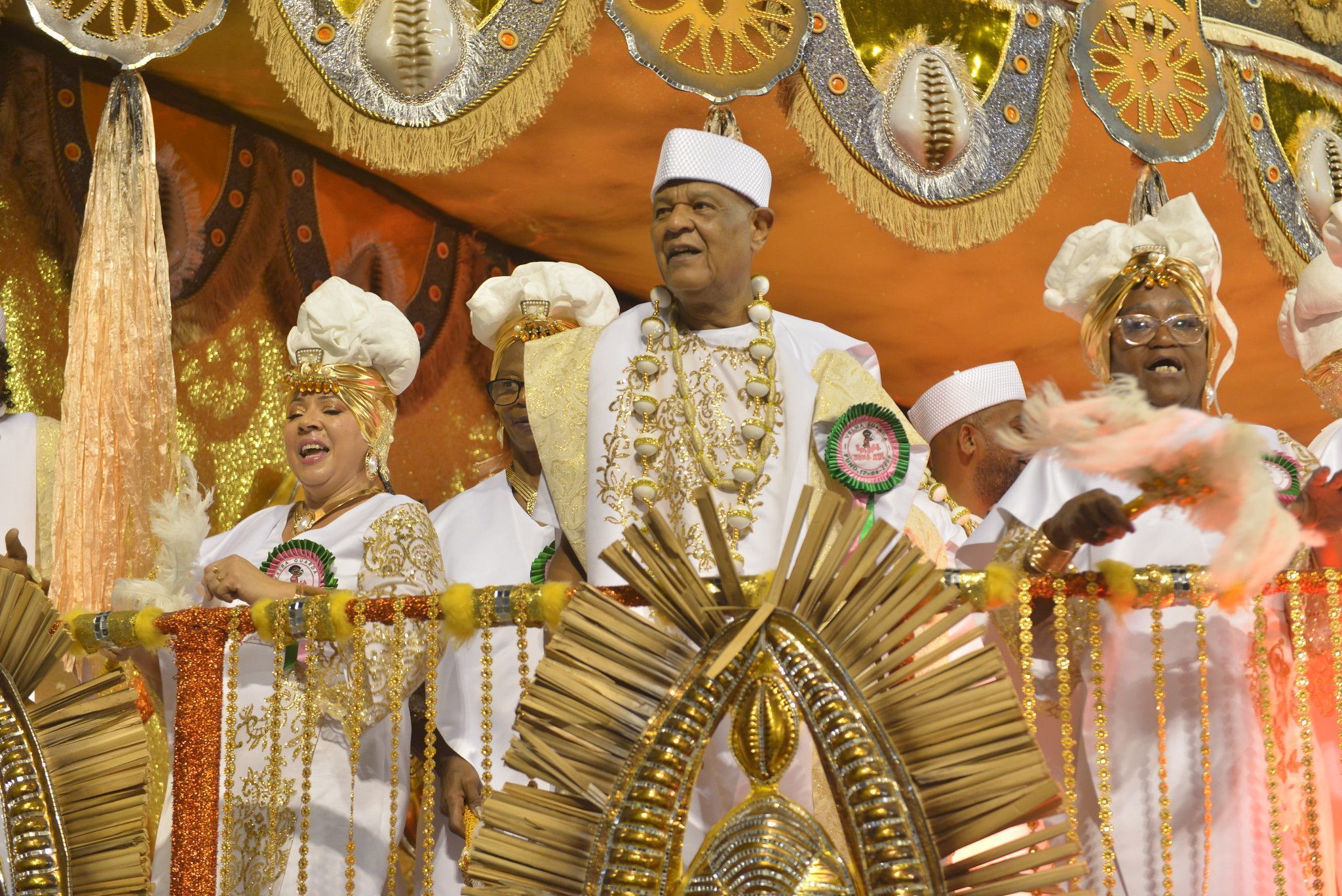 Ala dedicada para a Velha Guarda da Barroca Zona Sul • Reprodução/Liga Carnaval SP