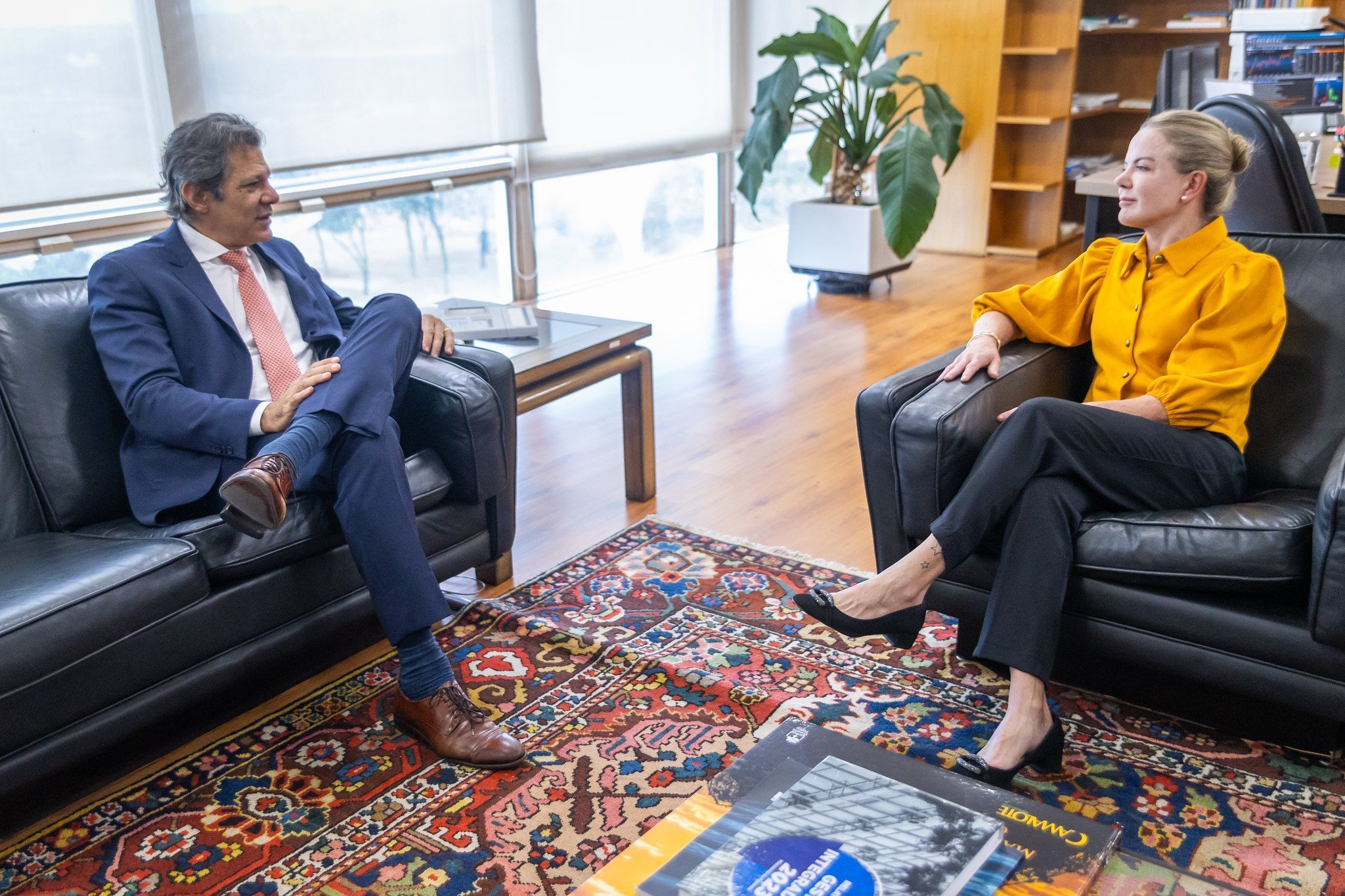 Reunião com Ministra de Estado Chefe da Secretaria de Relações Institucionais, Gleisi Hoffmann