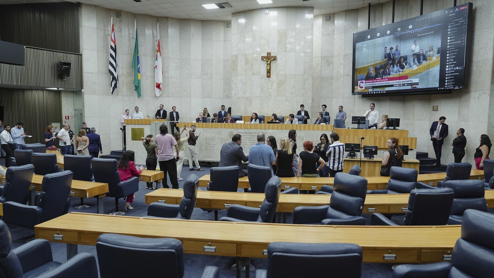 São Paulo 13 de Março de 2025: Instalação da Comissão de Educação, Cultura e Esportes - Câmara Municipal de São Paulo - Foto: Richard Lourenço